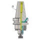 BT40 FMH-K16 200 Coolant Through Flange(AD+B) Face Mill Holder-Through Coolant (Balanced to G 6.3 15000 RPM) (DIN 6357) BT40 FMH-K16 200 Coolant Through Flange(AD+B) Face Mill Holder-Through Coolant (Balanced to G 6.3 15000 RPM) (DIN 6357)