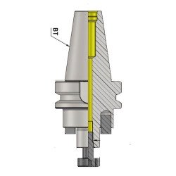 BT30 FMH 1.0" 45 Face Mill Holder (AD) (Balanced to G 2.5 25000 RPM)  BT30 FMH 1.0" 45 Face Mill Holder (AD) (Balanced to G 2.5 25000 RPM)