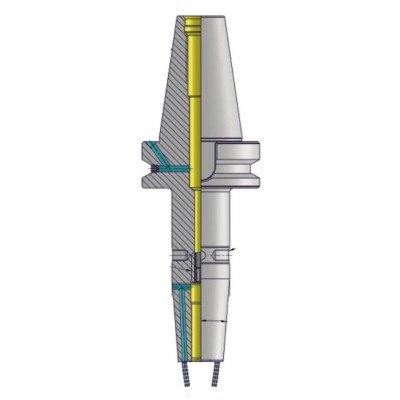 BT40 SFH18 120 (AD+B) Shrink Fit Holder With Coolant Jet (FCC - Face Coolant Channel) (Balanced to G2.5 25000 RPM) (BT MAS 403)