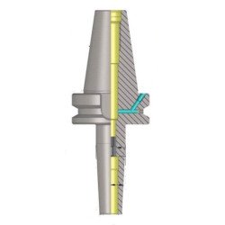 BT50 SFH1/2'' 100 (AD+B) SLIM 3 Degree Shrink Fit Holder (Balanced to G2.5 25000 RPM) (BT MAS 403)