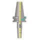 BT40 SFH05 090 (AD+B) SLIM 3 Degree Shrink Fit Holder (Balanced to G2.5 25000 RPM) (BT MAS 403)