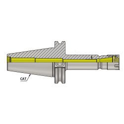 CAT40 ER11M 050 ER Collet Chuck (Balanced to G 2.5 25000 RPM)