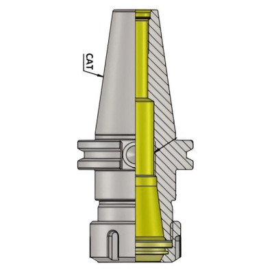 CAT50 ER16 070 ER Collet Chuck (Balanced to G2.5 25000 RPM)