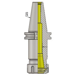 CAT50 ER20 100 ER Collet Chuck (Balanced to G2.5 25000 RPM)