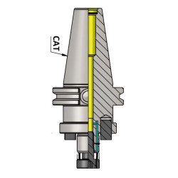 CAT40 FMH-K 1-1/2" 2.0" Face Mill Holder Through Coolant (Balanced to G 2.5 25000 RPM)