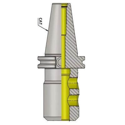CAT50 SLA06 101.6 AD Side Lock Adapter (Balanced to G 6.3 15000 RPM) CAT50 SLA06 101.6 AD Side Lock Adapter (Balanced to G 6.3 15000 RPM)