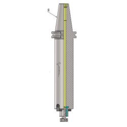 CAT50 FMH-K1-1/2'' 200 AD Anti Vibration Facemill Through Coolant Holder (DIN 6357) CAT50 FMH-K1-1/2'' 200 AD Anti Vibration Facemill Through Coolant Holder (DIN 6357)