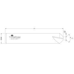 CHAMFER CUTTER - HELICAL FLUTES