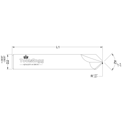 CHAMFER CUTTER - RADIUSED