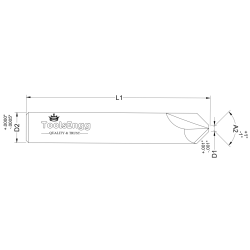 CHAMFER CUTTER - TIPPED OFF