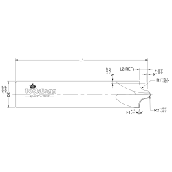 CORNER ROUNDING END MILL - BALL END