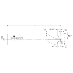 CORNER ROUNDING END MILL - CORNER RADIUS END