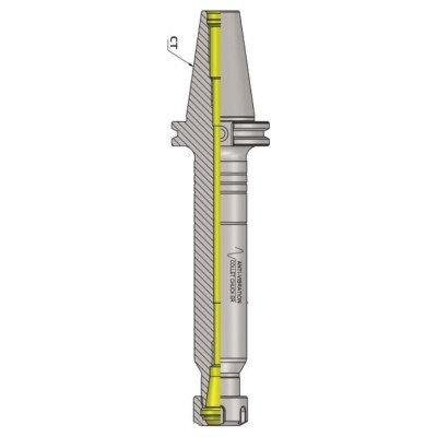 CT50 ER20 400 Anti-Vibration ER Collet Chuck (AD) CT50 ER20 400 Anti-Vibration ER Collet Chuck (AD)