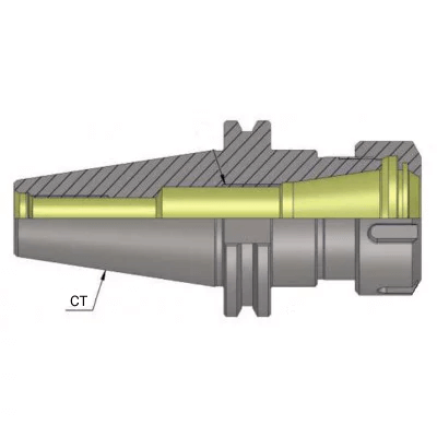 CT40 ER20 100 ER Collet Chuck (Balanced to G6.3 15000 RPM)