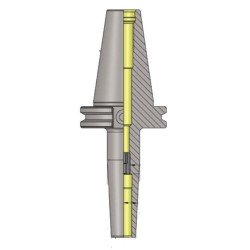 CT40 SFH03 080 SLIM 3 Degree Shrink Fit Holder (Balanced to G2.5 25000 RPM)
