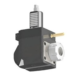 VDI 30, angular tool holder, coupling DIN 1809, with internal cooling, 25/2.1-55 VDI 30, angular tool holder, coupling DIN 1809, with internal cooling, 25/2.1-55