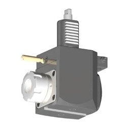 VDI 30, angular tool holder, coupling DIN 1809, no internal cooling, 25/1.2-55C VDI 30, angular tool holder, coupling DIN 1809, no internal cooling, 25/1.2-55C