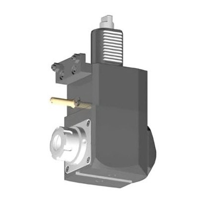 VDI 40, angular tool holder, coupling DIN 1809, with internal cooling, 25/2.2-100D VDI 40, angular tool holder, coupling DIN 1809, with internal cooling, 25/2.2-100D