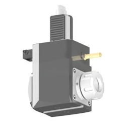 VDI 40, angular tool holder, coupling DIN 1809, no internal cooling, 32/1.1-80