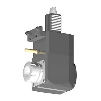 VDI 40, angular tool holder, coupling DIN 1809, no internal cooling, 32/1.2-100D