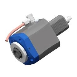 VDI 40, straight tool holder, coupling DIN 1809, with 80bar internal cooling, extreme duty, 25/3ED