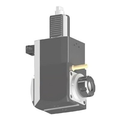 VDI 40, angular tool holder, coupling DIN 1809, no internal cooling, 25/1.3-100 VDI 40, angular tool holder, coupling DIN 1809, no internal cooling, 25/1.3-100