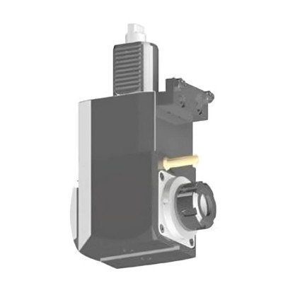 VDI 40, angular tool holder, coupling DIN 1809, no internal cooling, 25/1.3-100D VDI 40, angular tool holder, coupling DIN 1809, no internal cooling, 25/1.3-100D