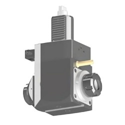 VDI 40, angular tool holder, coupling DIN 1809, with 80bar internal cooling, 25/3.3-80