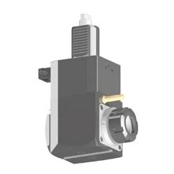 VDI 40, angular tool holder, coupling DIN 1809, no internal cooling, 32/1.3-100