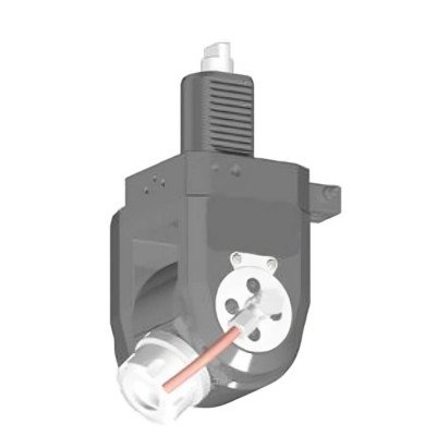 VDI 40, variable angle tool holder, coupling DIN 1809, with internal cooling, 25/2.2