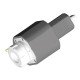 VDI 50, straight tool holder, coupling DIN 1809, no internal cooling, 40/1 VDI 50, straight tool holder, coupling DIN 1809, no internal cooling, 40/1