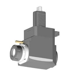 VDI 50, angular tool holder, coupling DIN 1809, no internal cooling, 40/1.2-110