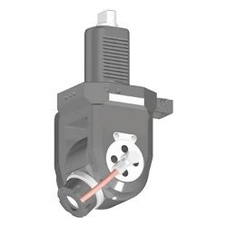 VDI 50, variable angle tool holder, coupling DIN 1809, no internal cooling, 25/1.2B