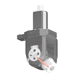 VDI 50, variable angle tool holder, coupling DIN 1809, with internal cooling, 25/2