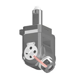 VDI 30, variable angle tool holder, coupling DIN 5480, no internal cooling, 25/1