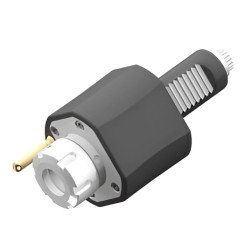 VDI 40, straight tool holder, coupling DIN 5480, with internal cooling, 25/2