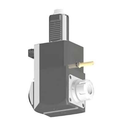 VDI 40, angular tool holder, coupling DIN 5480, with internal cooling, 25/2.1-100 VDI 40, angular tool holder, coupling DIN 5480, with internal cooling, 25/2.1-100