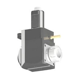 VDI 40, angular tool holder, coupling DIN 5480, with internal cooling, 32/2.1-80