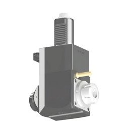 VDI 40, angular tool holder, coupling DIN 5480, with 80bar internal cooling, 25/3.1-100