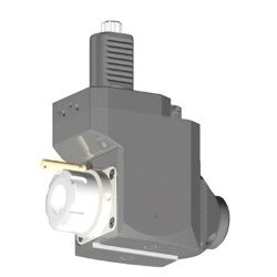 VDI 30, angular&offset tool holder, coupling DIN 5482, with 80bar internal cooling, 25/3.2-75