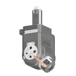 VDI 50, variable angle tool holder, coupling DIN 5482, no internal cooling, 25/1