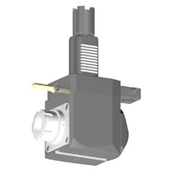 VDI 40, angular tool holder, coupling HAAS, with internal cooling, 25/2.2-69A