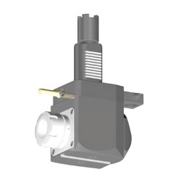 VDI 40, angular tool holder, coupling HAAS, with internal cooling, 32/2.2-69A