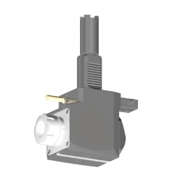 VDI 40, angular tool holder, coupling HAAS, with internal cooling, same rotation, 32/2.2-69CS