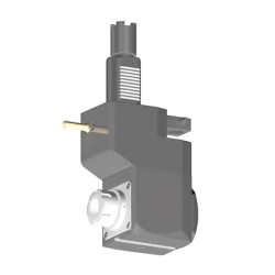 VDI 40, angular&offset tool holder, coupling HAAS, no internal cooling, 25/1.2-120A