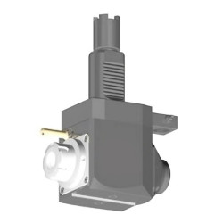 VDI 40, angular tool holder, coupling HAAS, with 80bar internal cooling, 32/3.2-69A