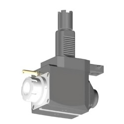 VDI 40, angular tool holder, coupling HAAS, with 80bar internal cooling, same rotation, 32/3.2-69AS