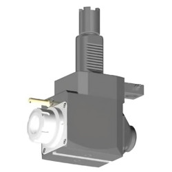 VDI 40, angular tool holder, coupling HAAS, with 80bar internal cooling, same rotation, 32/3.2-80AS