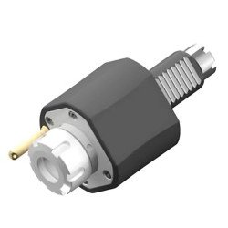 VDI 30, straight tool holder, coupling TOEM, no internal cooling, 25/1