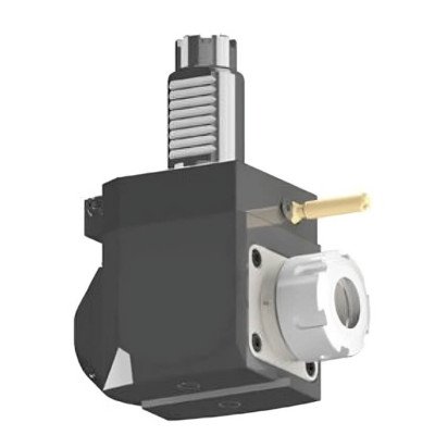 VDI 30, angular tool holder, coupling TOEM, with internal cooling, 25/2.1-55